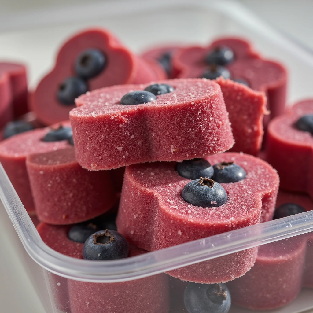 3. Mixed Berry and Carrot Cubes