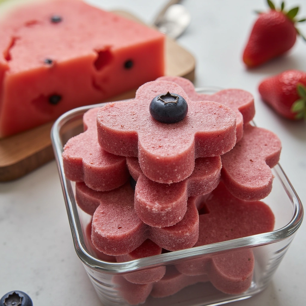 5. Watermelon and Blueberry Frozen Treats