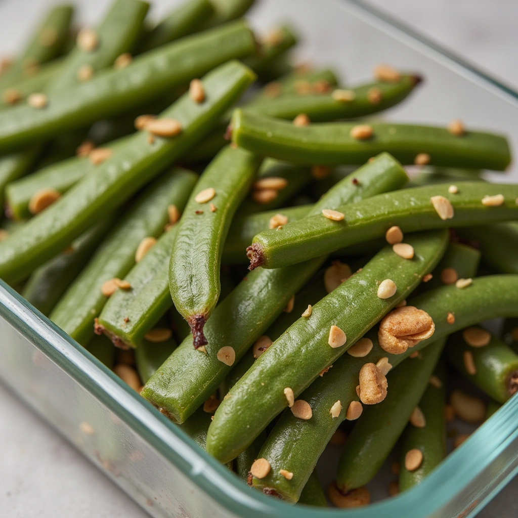 1. Classic Baked Green Bean Crisps