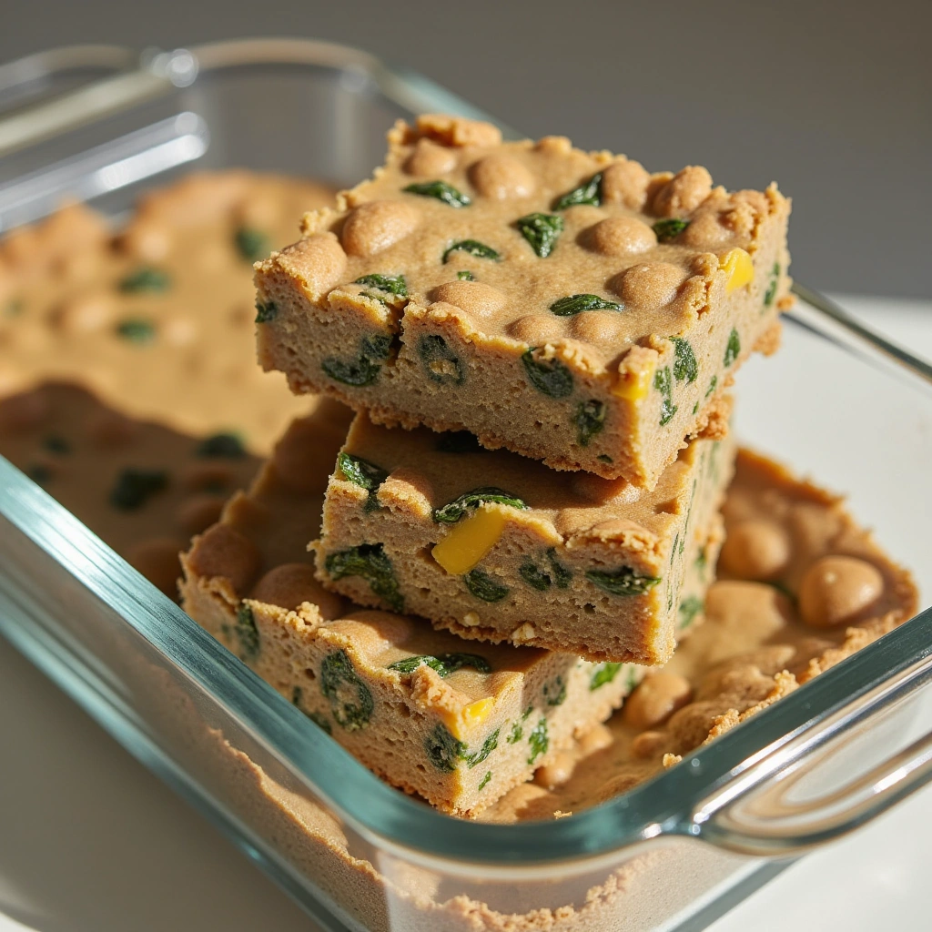 11. Spinach, Cheese, and Peanut Butter Bars