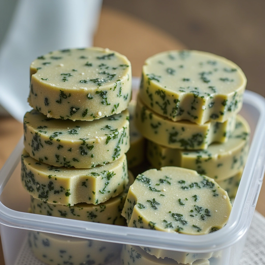 24. Spinach and Cheese Frozen Yogurt Bites
