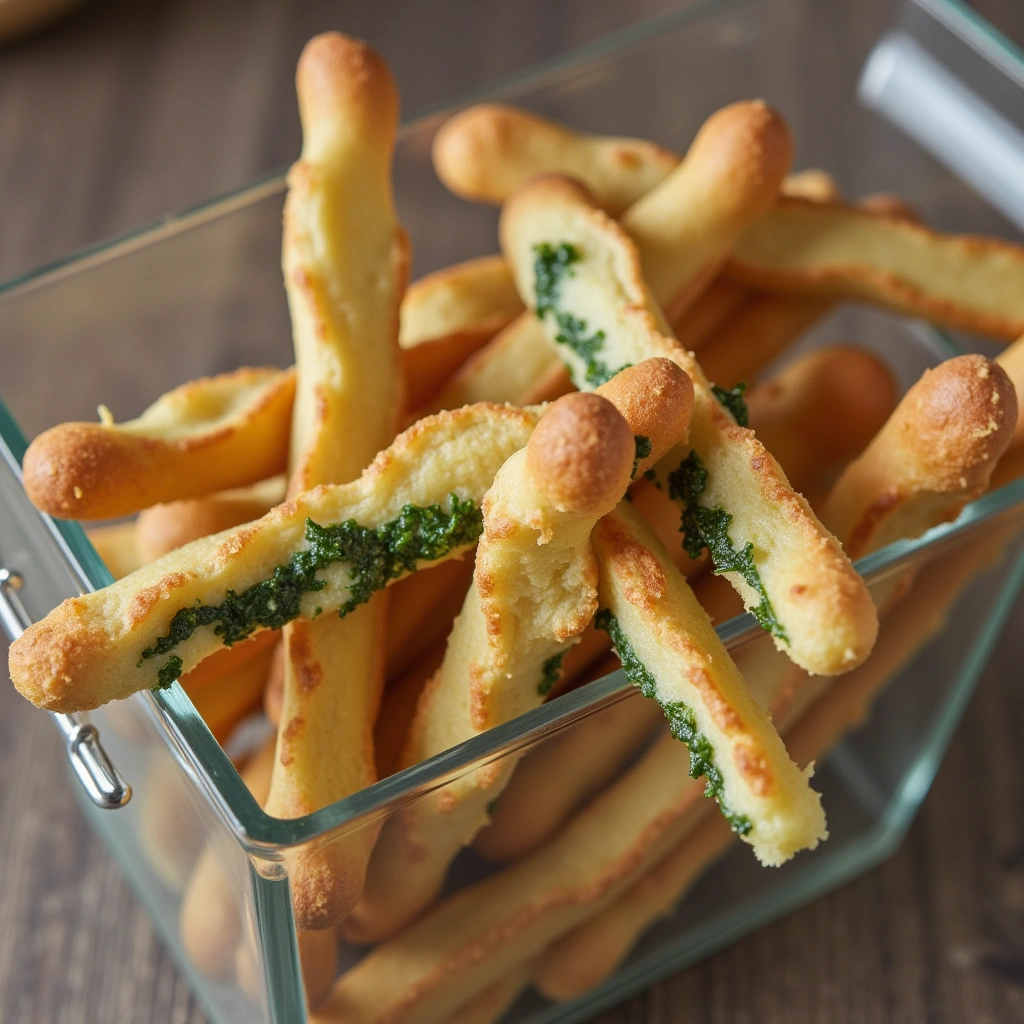 30. Spinach and Cheese Doggie Breadsticks