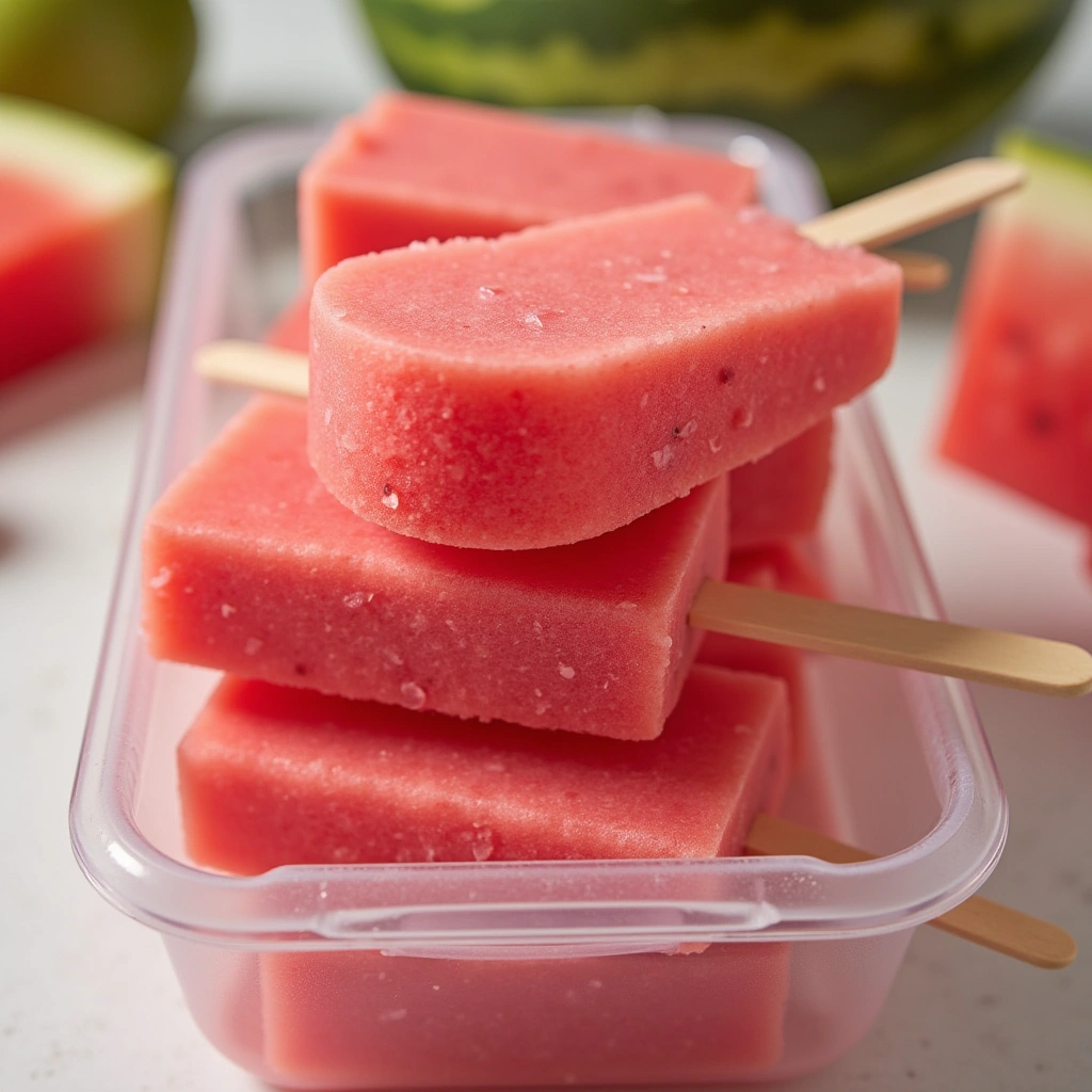How to Make Watermelon Pupsicles Without a Blender