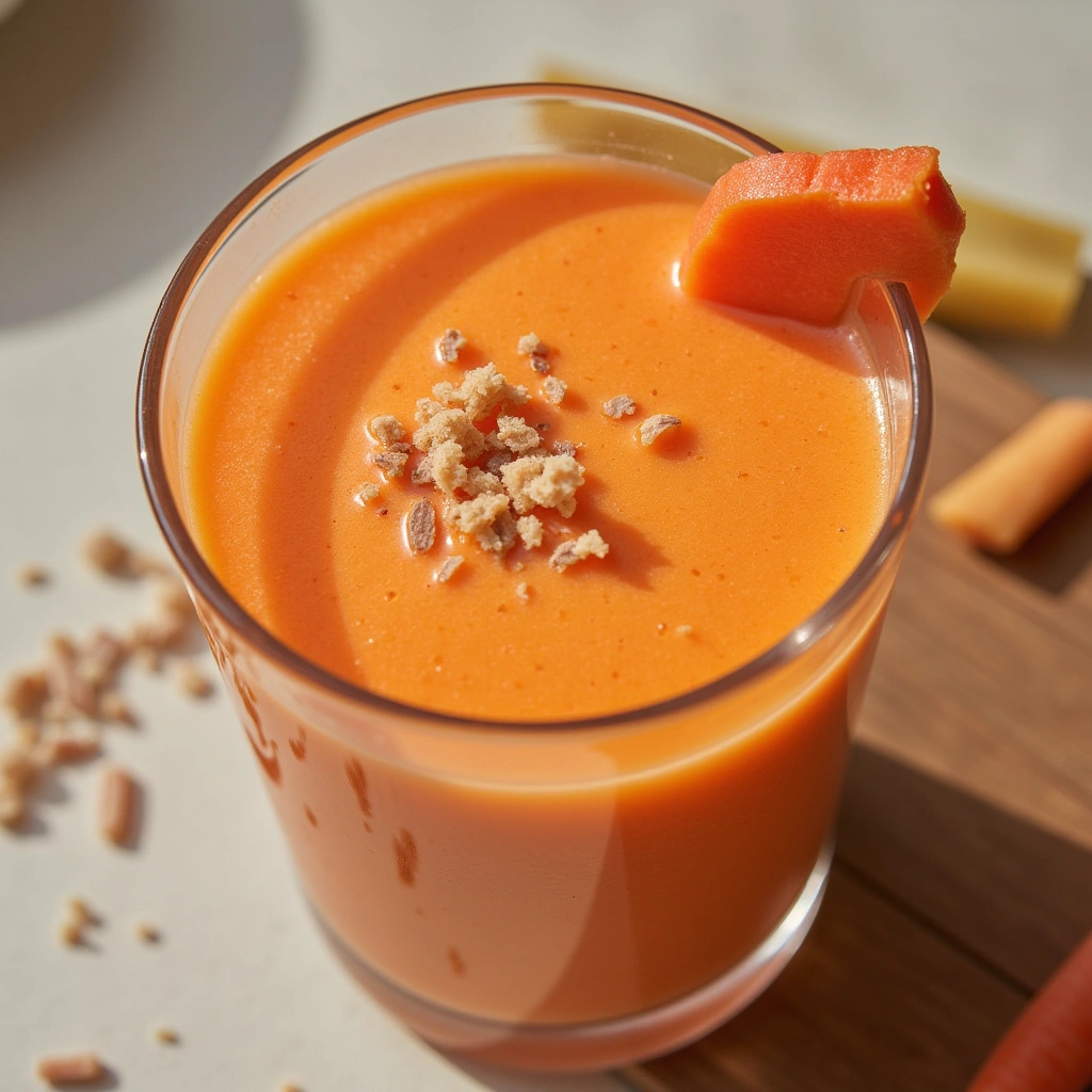 4. Tropical Coconut Carrot Smoothie