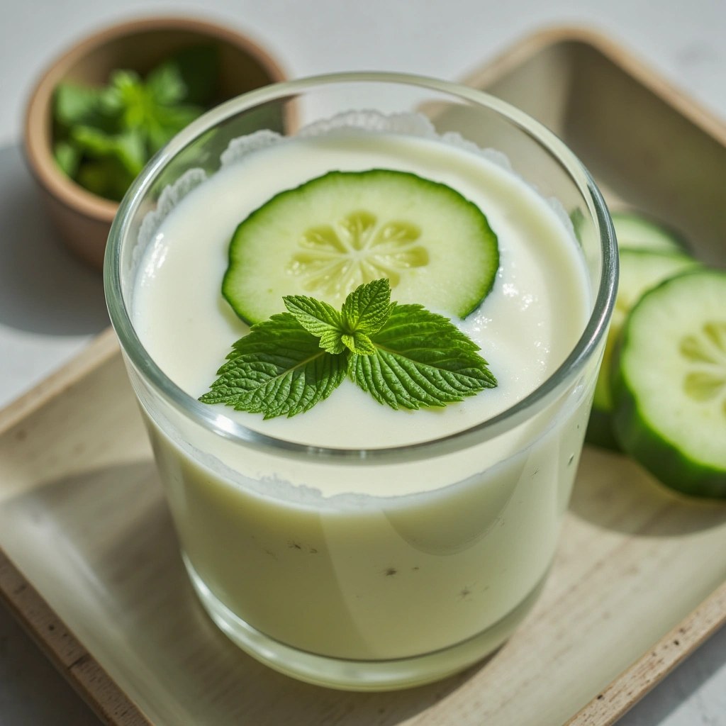 5. Cool Cucumber Mint Refresher
