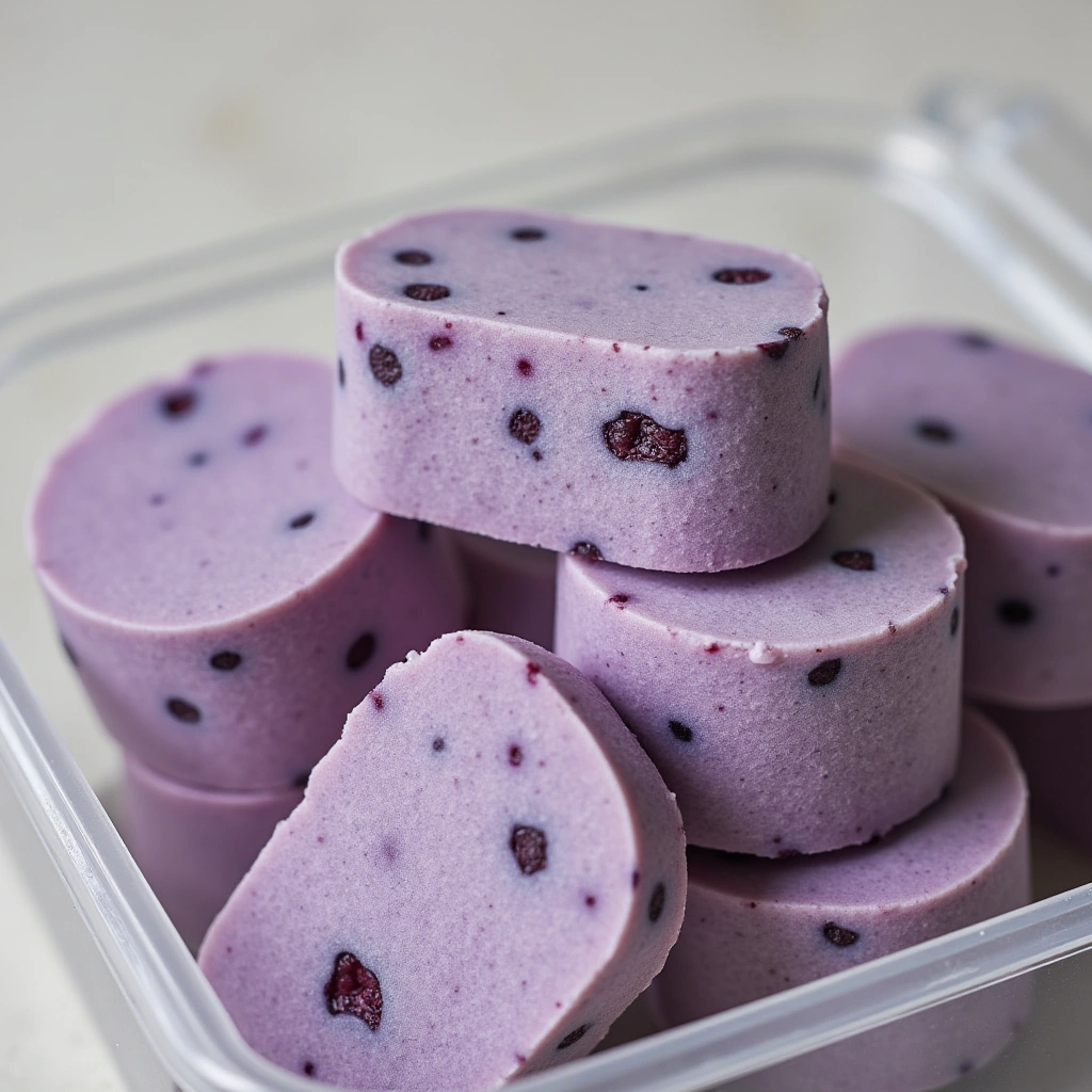 3. Frozen Blueberry Yogurt Treats