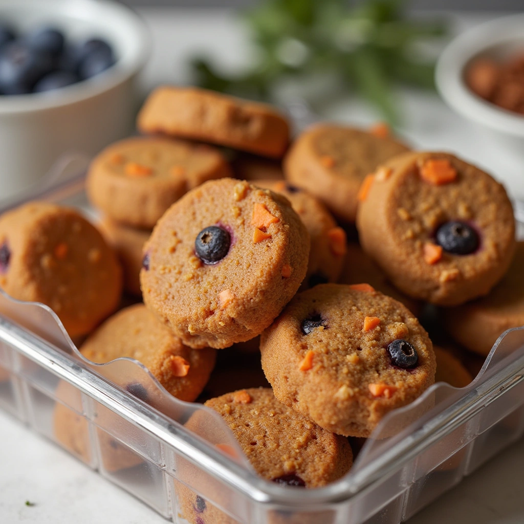 4. Commercial Blueberry & Carrot Crunchies