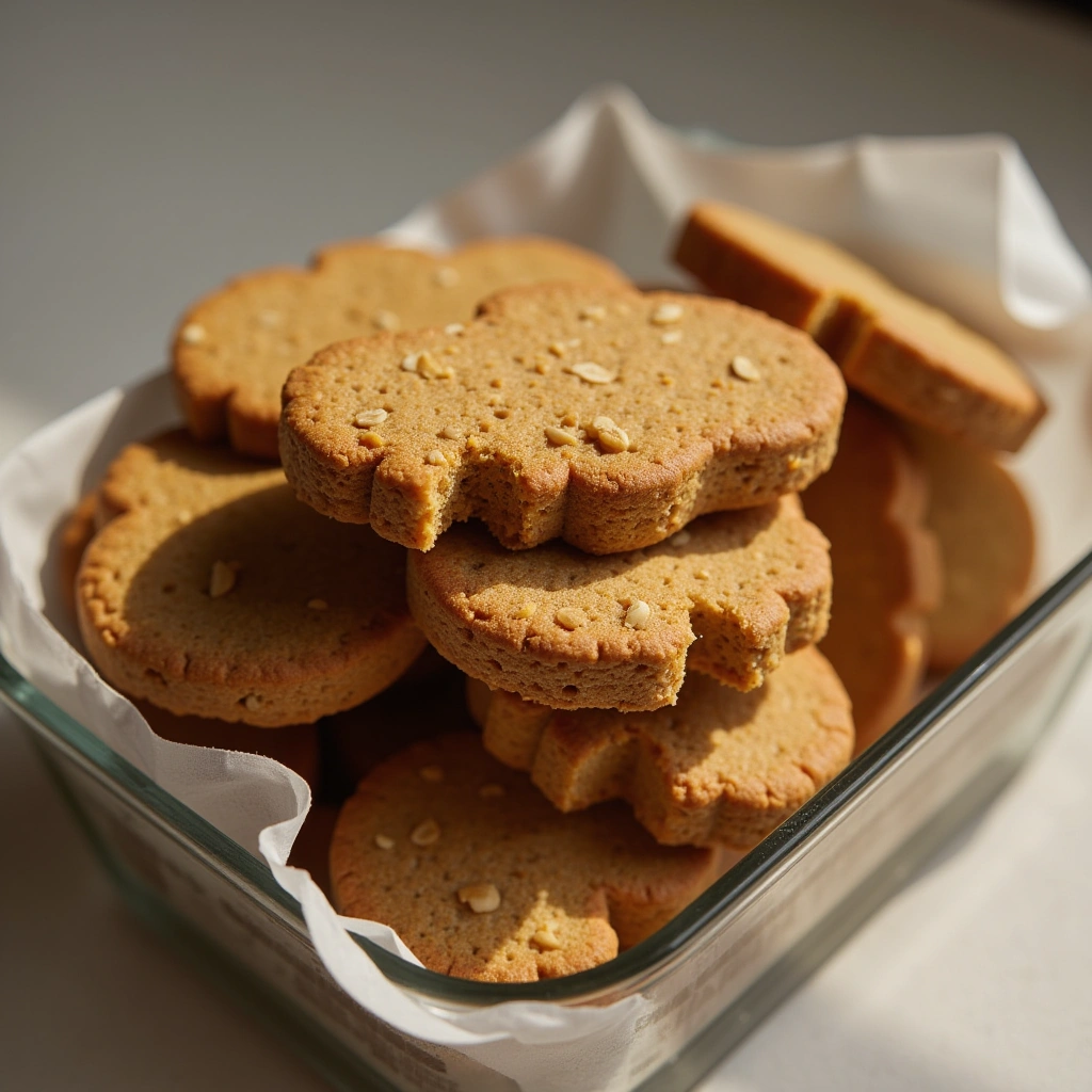 1. Pumpkin and Oat Dog Biscuits