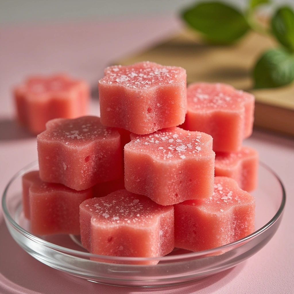 2. Watermelon and Mint Ice Cubes