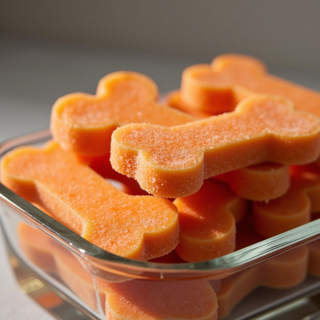 3. Chicken Broth and Carrot Frozen Bites