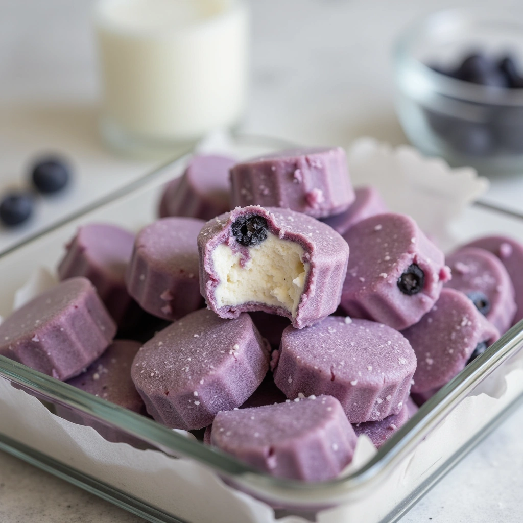 4. Coconut Yogurt and Blueberry Pops