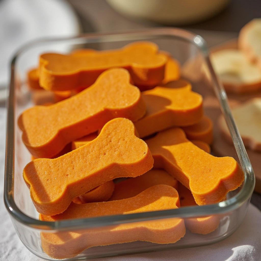 3. Chicken and Sweet Potato Air Fryer Dog Treats