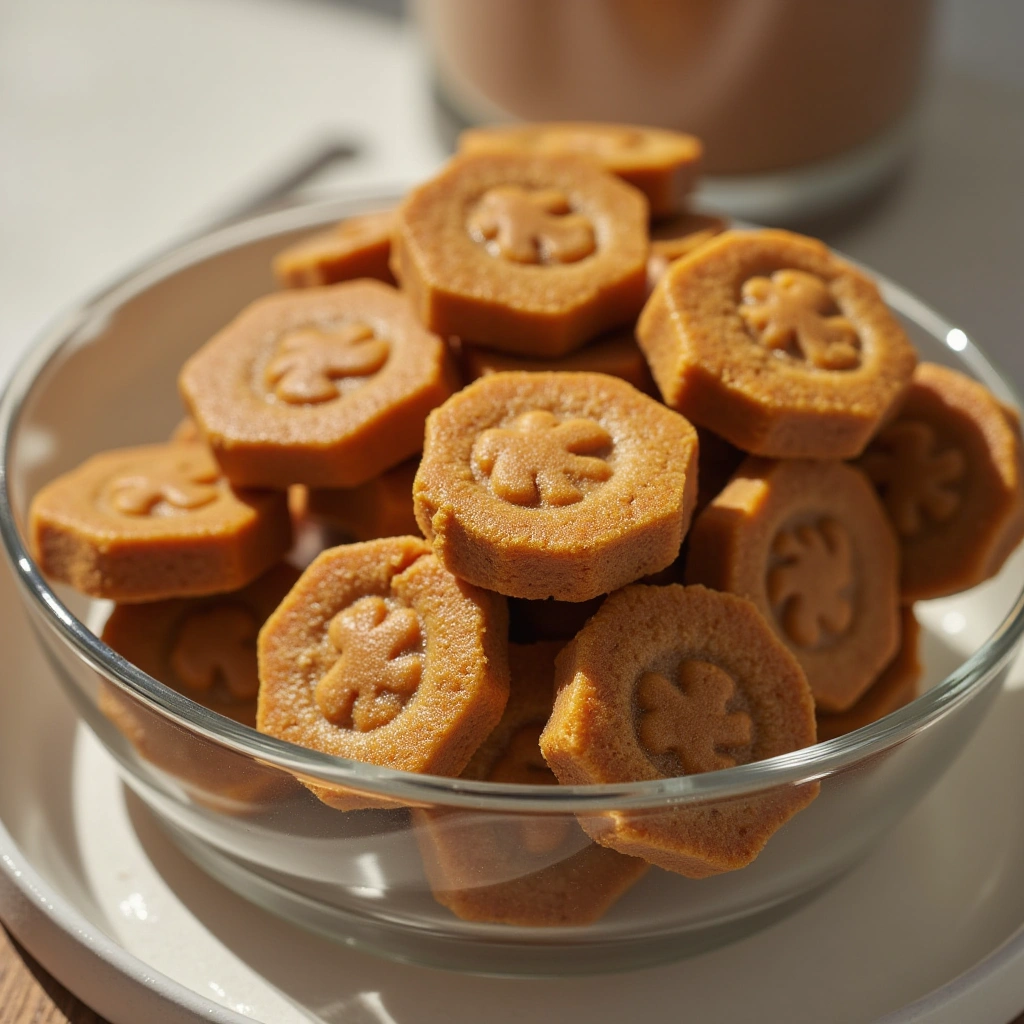 1. Homemade Peanut Butter and Pumpkin Training Treats