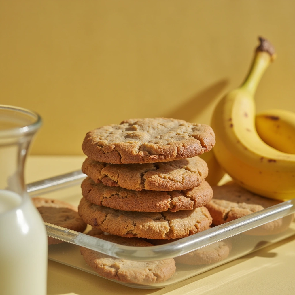 3. Banana and Rice Flour Cookies