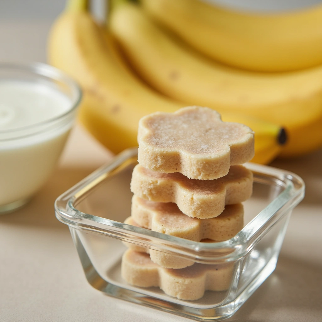 3. Creamy Frozen Banana and Yogurt Pops