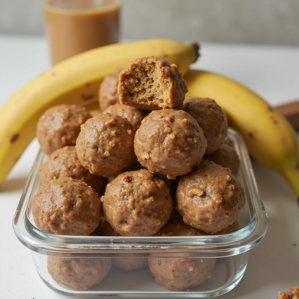 4. No-Bake Banana Peanut Butter Energy Balls