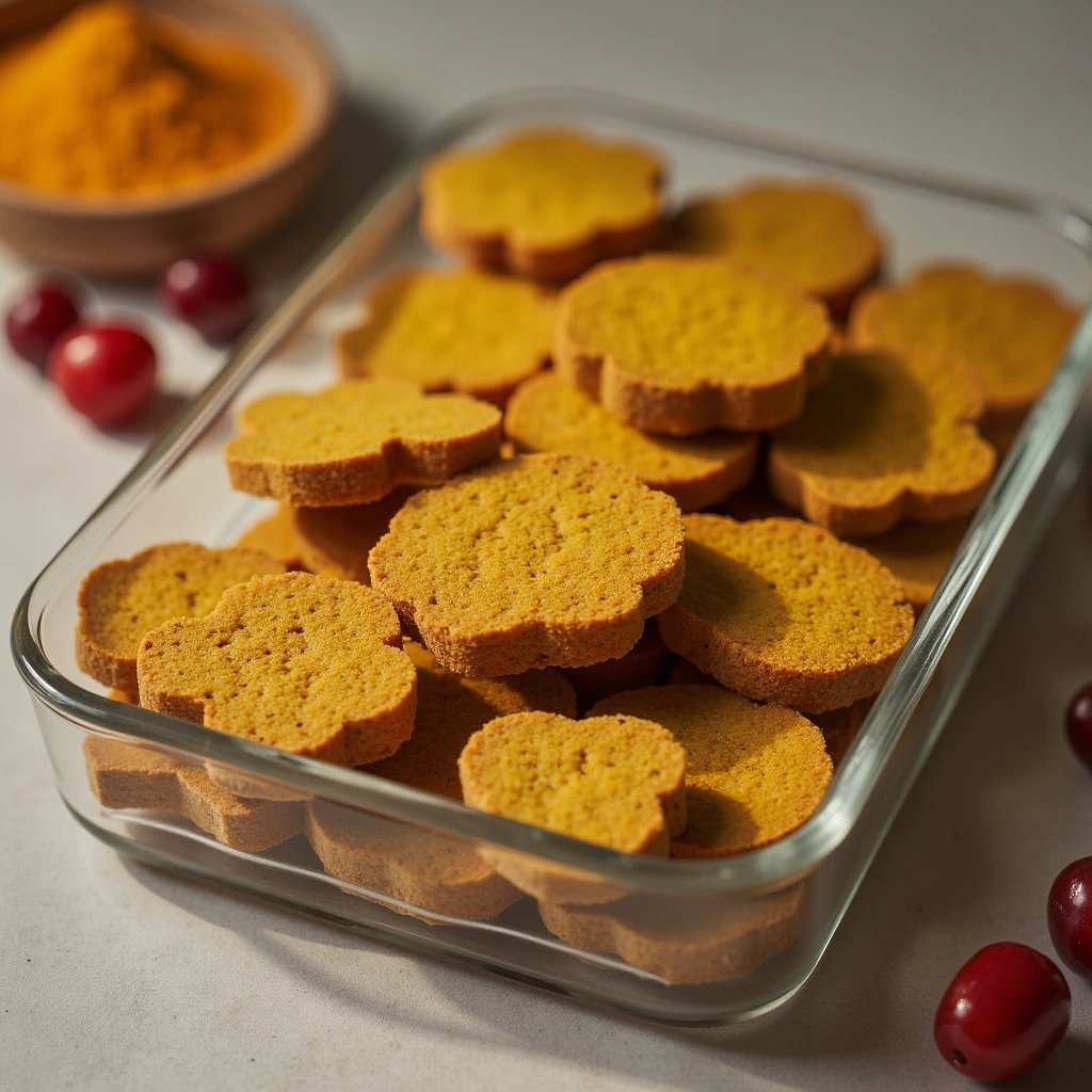 3. Turmeric & Cranberry Anti-Inflammatory Treats